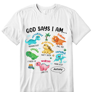 Gifts For Kid Dinosaur I Am Kid T Shirt