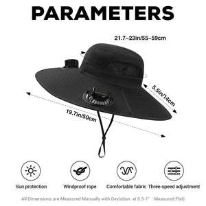 Custom Hat With Fans Solar Power - Personalized Garden Gifts For Gardeners - Plant Dreams, Grow Joy