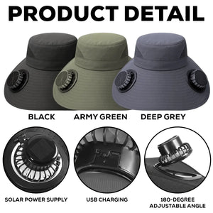 Custom Hat With Fans Solar Power - Personalized Garden Gifts For Gardeners - Plant Dreams, Grow Joy