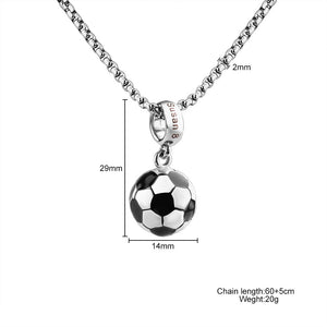 Personalized Name Soccer Necklace Gift for Soccer Lovers