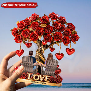 Tree Of Love - Personalized Couple Acrylic Plaque