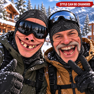 Custom Funny Ski Mask - Personalized Birthday Gifts For Ski Lovers - Powder To The People
