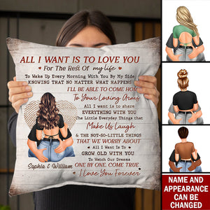 Custom Personalized Couple Pillow Cover - Gift Idea For Couple/Valentines Day - The Day I Met You I Have Found The One Whom My Soul Loves