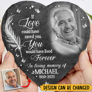 Personalized Memorial Stone for Loved One Loss Gifts - God Has You In His Arm - Ideal for Garden, Grave Marker Tribute