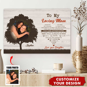 I'll Always Be Your Little Girl - Personalized Photo Poster - Gift For Mom
