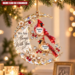Personalized Cardinal Memorial Acrylic Ornament - A Gift Of Mourning For Those Who Have Lost A Loved One