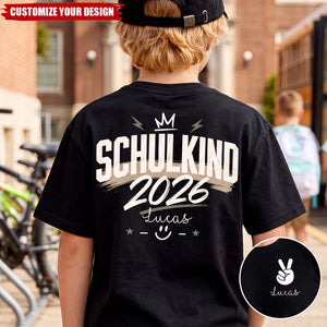 First Day of School 2026 - Personalized Kids Shirt with Name, Back to School Gift