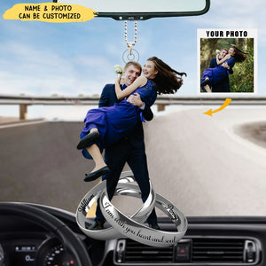 I Am With You Heart And Soul - Personalized Acrylic Ornament - Valentine's Day, Anniversary Gift For Couple