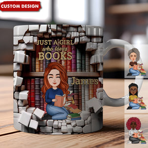 Books Are A Gateway To The World And Beyond - Personalized Mug - Christmas Gift For Book Lovers