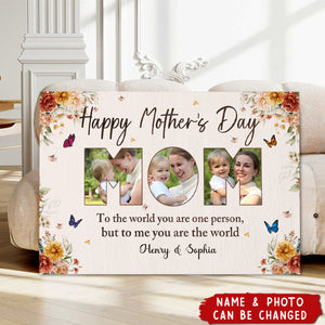 Custom Photo Happy Mother's Day - Personalized Poster - Gifts For Mom, Wife, Her