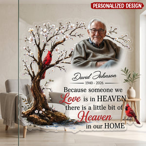 A Little Piece Of Heaven Is Always With Us - Personalized Decal