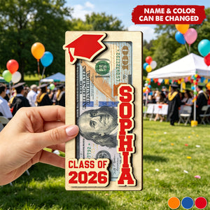 Class Of Graduation Gift - Personalized Money Holder