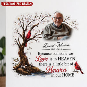 A Little Piece Of Heaven Is Always With Us - Personalized Decal