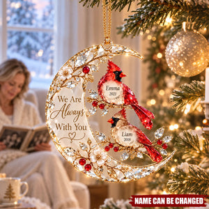 Personalized Cardinal Memorial Acrylic Ornament - A Gift Of Mourning For Those Who Have Lost A Loved One