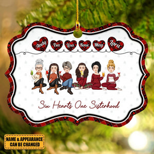 Be Everlasting Sisterhood- Personalized Aluminum Ornament