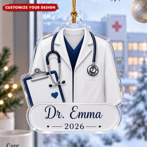 Personalized Doctor Ornament - Medical Appreciation Gift