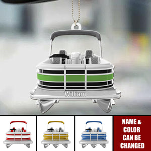Personalized Gift For Pontoon Lover Acrylic Ornament