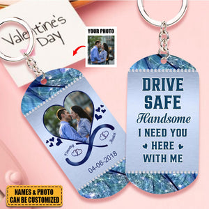 This Is To Remind You - Personalized Stainless Steel Keychain, Valentine's Day Gift Idea For Couple