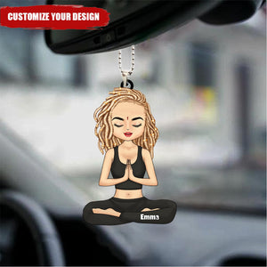 Personalized Ornament Birthday Gift For Yoga Lovers