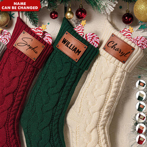 2024 Family Personalized Monogram Christmas Stocking - Holiday Decoration