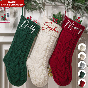 2024 Family Monogram Personalized Embroidered Christmas Stocking
