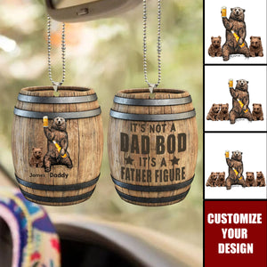 It's Not A Dad Bob - Personalized Acrylic Car Ornament