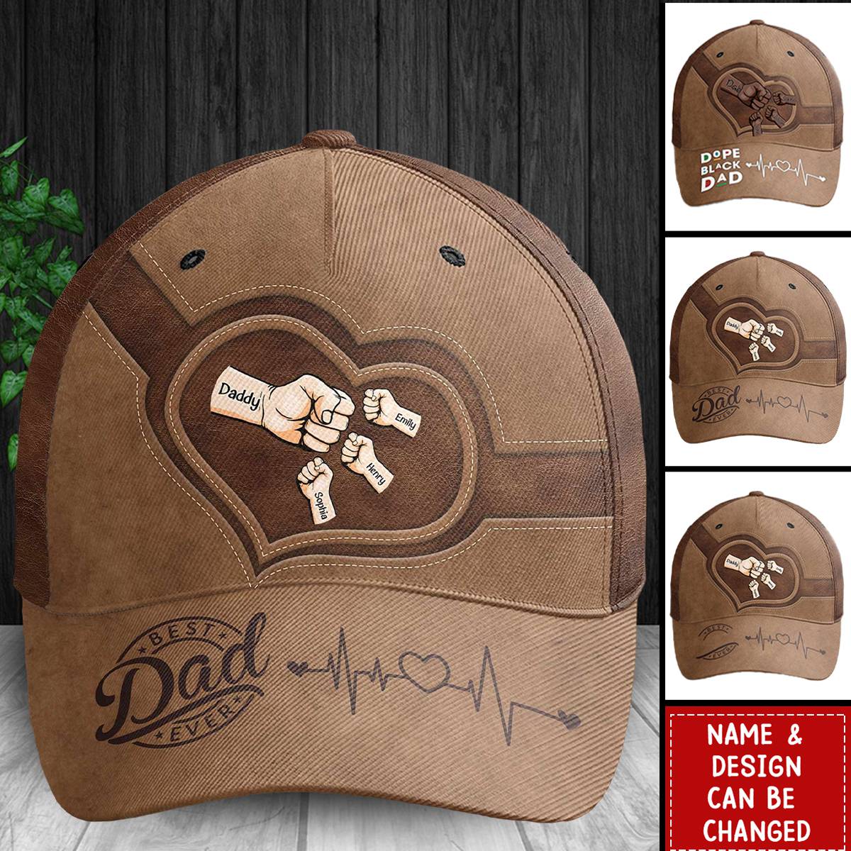 Best Dad Ever - New Version - Personalized Classic Cap