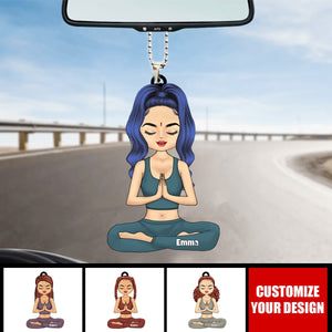 Personalized Ornament Birthday Gift For Yoga Lovers