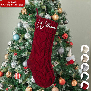 2024 Family Monogram Personalized Embroidered Christmas Stocking