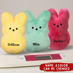 Personalized Name Easter Bunny Plush Doll