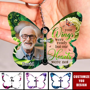 Custom Photo In Memory, I Am Always With You - Memorial Personalized Keychain