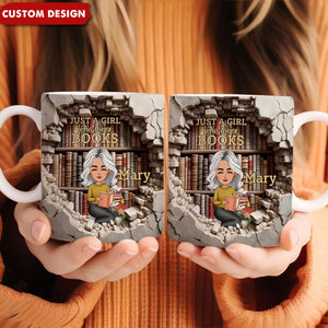 Books Are The Keys To The Magic Of The Universe - Personalized Mug - Christmas Gift For Book Lovers