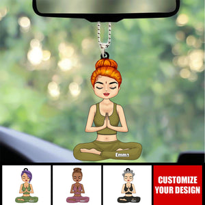 Personalized Ornament Birthday Gift For Yoga Lovers