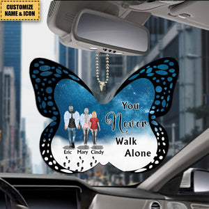 You Never Walk Alone - For Loss Of Loved Ones Memorial - Personalized Acrylic Ornament