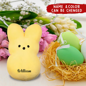 Personalized Name Easter Bunny Plush Doll