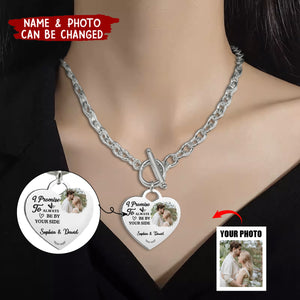 Drive Safe - I Need You Here With Me - Personalized Couple Necklace