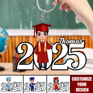 2025 Graduation Senior Personalized Acrylic Keychain