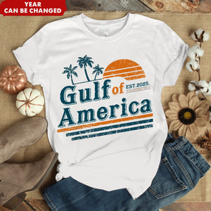 Gulf Of USA America American Flag Gulf Mexico Personalized T-Shirt