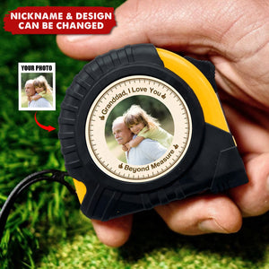 Dad I Love You - Personalized Custom Tape Measure - Father's Day Gift For Dad