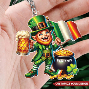 Lucky Patrick's Day - Personalized Acrylic Keychain