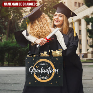 Large Graduation Gift Bags, Reusable Non-Woven Grad Bags with Handles, Personalized Best Graduation Gifts