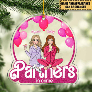 Transparent Christmas Ornament - Custom Acrylic Ornament - Best Friends Gifts