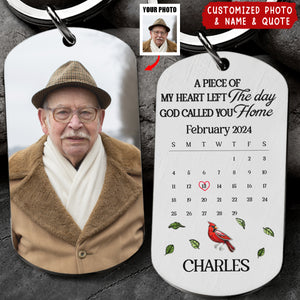 The Moment Your Heart Stopped - Personalized Stainless Steel Keychain