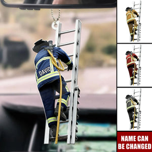 Firefighter Ornament - Personalized Acrylic Keepsake For Firefighters