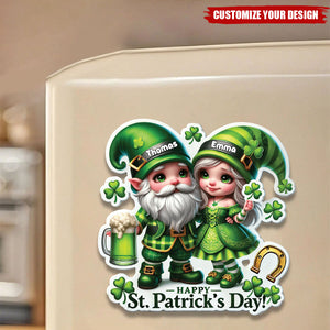 Happy Couple Patrick's Day - Personalized Decor Decal