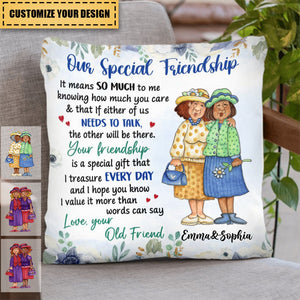 Gift For Friends Our Friendship Pillow