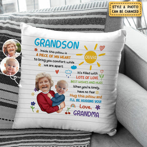 Hug This Pillow & I'll Be Hugging You! - Personalized Photo Pillow