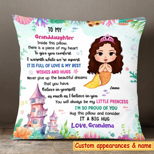 Gift For Granddaughter My Little Princess Hug This Pillow