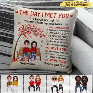 My Soul Loves - Couple Personalized Pillow - Gift For Couple Anniversary