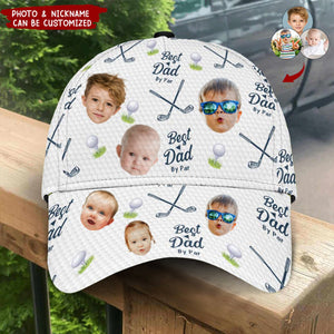 Best Dad By Par Photo Personalized Classic Cap